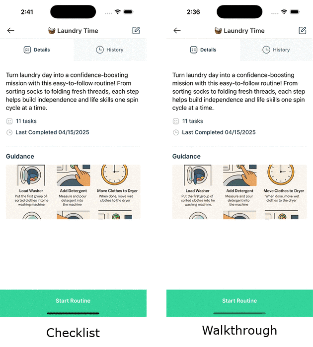 Routine Presentations